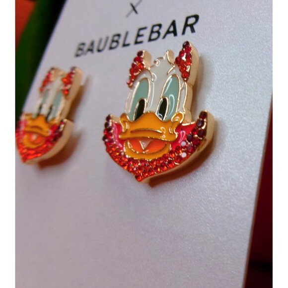 Disney X BaubleBar Donald Duck Devil Earrings - Picture 4 of 4